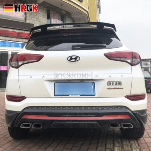 For Hyundai Tucson 2016 2017 2018 2019 2020 Hatchback Spoiler High quality ABS Car Tail Wing Decoration Rear Roof Lip Spoiler