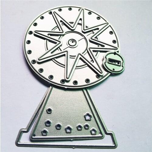 Ferris Wheel Set Metal Cutting Dies Cut Die Mold Decoration Scrapbook Paper Craft Knife Mould Blade Punch Stencils Dies