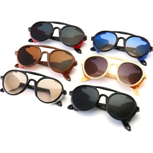 Women New Fashion Vintage Sunglasses Round Plastic Frame Sun Glasses Retro Designer Eyewear Oculos Gafas De Sol for Men