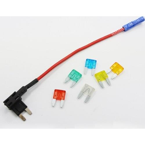 Add A Circuit Fuse Tap Piggy Back MINI Blade Fuse Holder ATM APM 12v 24v volt