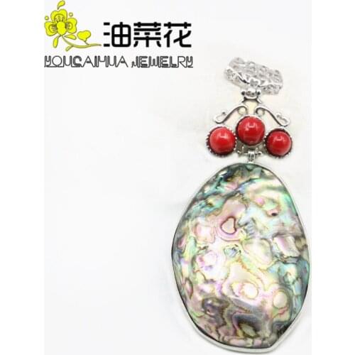 2019 Flower Leaves Natural Abalone Seashells Sea Shell Pendants DIY Jewelry Making Design Crafts Gifts For Girl Women Ornaments