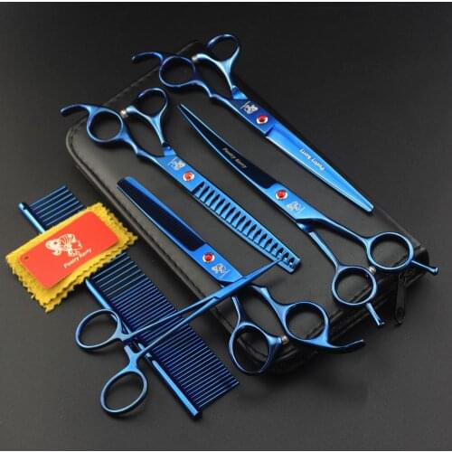 Professional Pet Grooming Scissors Set 7 Inch.Dog Grooming Shears,Scissors For Dog Grooming