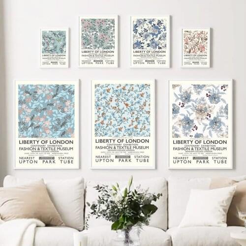 Retro Peony Flower Leaf Butterfly Garden Wall Art Canvas Painting Nordic Posters And Prints Wall Pictures For Living Room Decor