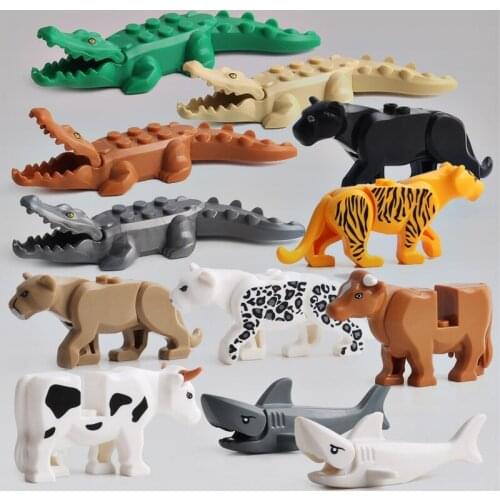 Animal Series Model Figures Big Building Blocks Animals Educational Toys For Kids Children Gift Compatible With Legoed Duploed