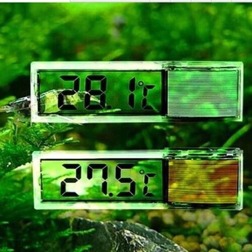 Waterproof Aquarium Water Thermometer Digital Electronic LCD Fish Tank Temperature Fish Turtle Aquarium Decoration Gold/Silver