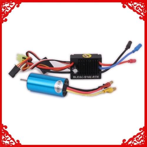 25A waterproof ESC electronic speed controller/2040 kv4800 brushless motor inrunner combo for 1/16 1/18 rc hobby model car boat