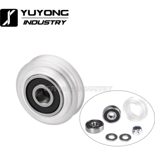 High precision CNC clear Polycarbonate Xtreme Dual v wheel Component,v slot wheel for V-Slot rail OX CNC C-Beam parts 3D parts