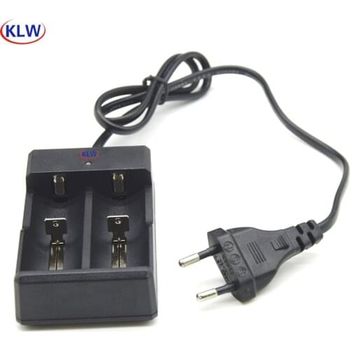 2 slots LED display Battery Charger For 18650 18350 14500 16340 Rechargeable Li-Ion Batteries EU US Plug battery charger