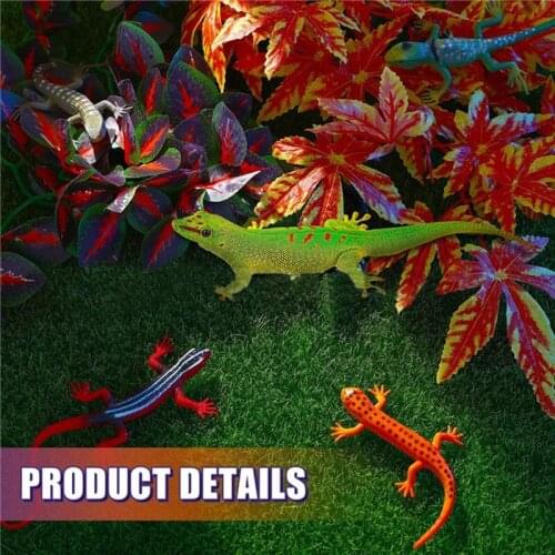 Plant Reptile Breed Box Scenery Simulation Plant Rattan 4 Packages 4 Ivy Leaf Home Wedding Decoration Plant-Fall