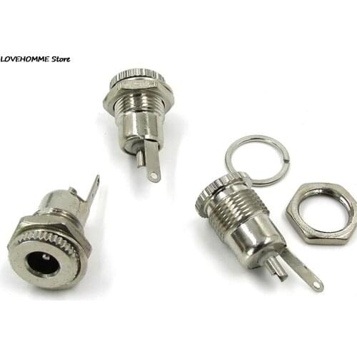 ZLinKJ 5PCS/LOT 5.5 mm x 2.1mm DC099 DC Power Jack Socket Female Panel Mount Connector DC-099