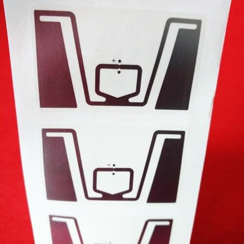 100pcs UHF electronic tag rfid electronic label R6 chip EPC C1GE2/ISO18000-6C 840-960MHZ MONZA-R6 long distant 34*52mm