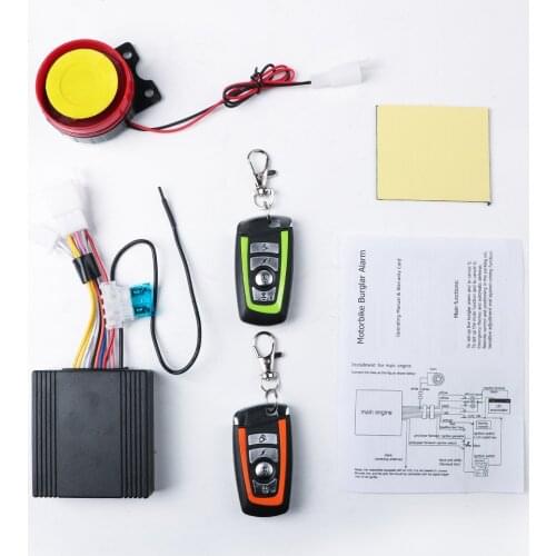 12V Car Security Alarm System Motorcycle Bike Scooter Remote Control Anti-theft