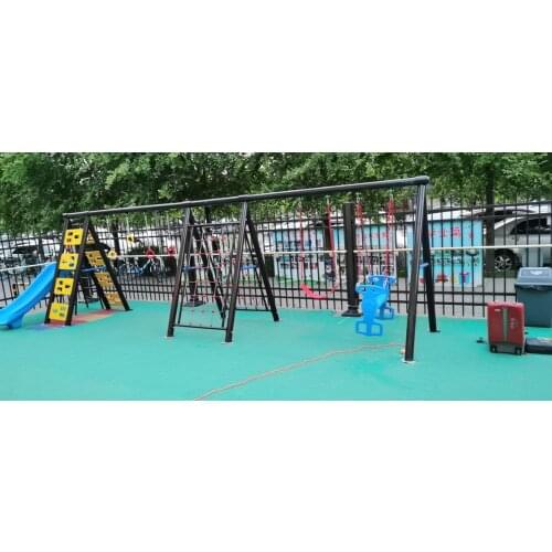 Outdoor baby swing chair playground childrens plastic slide garden toys seat kids monkey bars set children child swing nest Q93