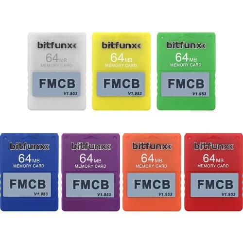 RetroScaler FMCB Free McBoot v1.966 8MB 16MB 32MB More Color Memory Card for PS2 Game Console