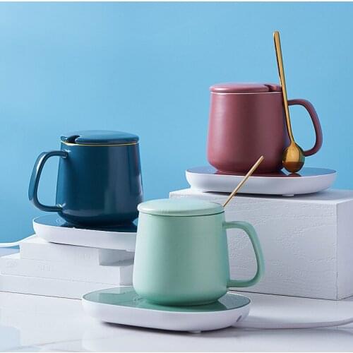 Ins contrast thermostat cup creative coffee mug mug couple home custom logo simple milk ceramic mug