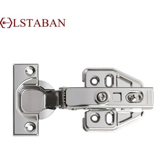 LSTABAN 1pcs Hinge Stainless Steel Hydraulic Cabinet Door Damper Buffer Soft Close Kitchen Cupboard Furniture Hardware
