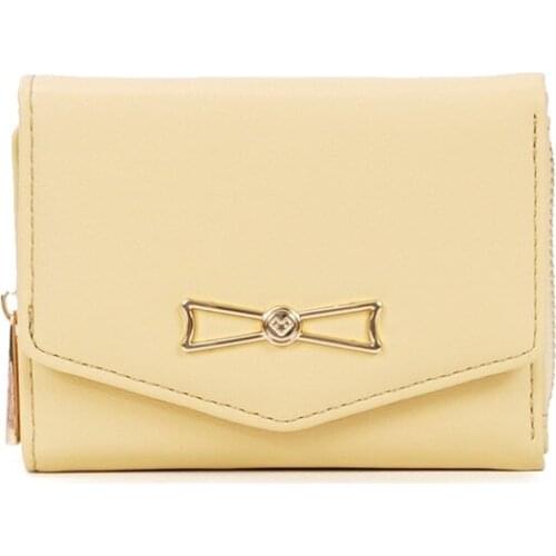 Fashion Women Short Money Purse Wallet Ladies Leather Folding Coin Card Holder Envelope Clutch Wallet Coin Purse Card Holder