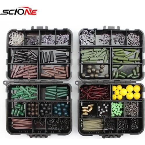 Reservoir Fishing Carp Fishing Set Two Types Of Fishing Rig Accessories Box Lure Fishing Bait Fake Bait Accessories Set X606G