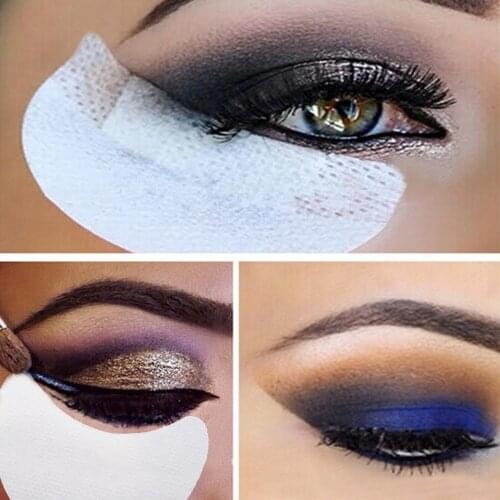 100pcs Disposable Eyeshadow Protector Stickers Eye Shadow Shield Pads Patches Eyelash Extensions Perming Tinting Protector Pads