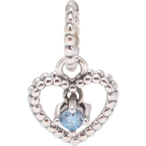 DoDoFly S925 Sterling Silver Hand-painted Love Birthday Pendant Fit Original Charms Necklace