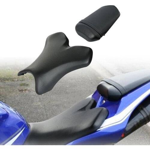 Motorcycle Driver Passenger Seat Cushion Pillion For Yamaha YZF R1 YZFR1 2004-2006 2005 Front & Rear