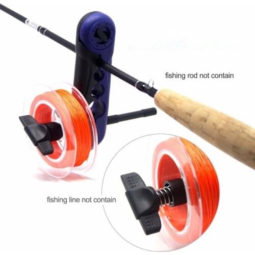 Portable Aluminum Fishing Line Winder Reel Spool Spooler Tackle Tool Suction Cup Sea Carp Fishing Tools and Accessories