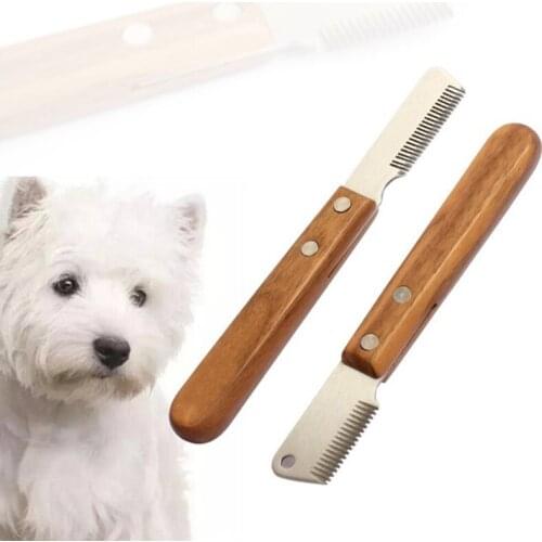 Dog Stainless Steel Groomer Brush Cat Massage Comb Scratcher Grooming Brush for Long & Short Fur Durable Pet Supplies