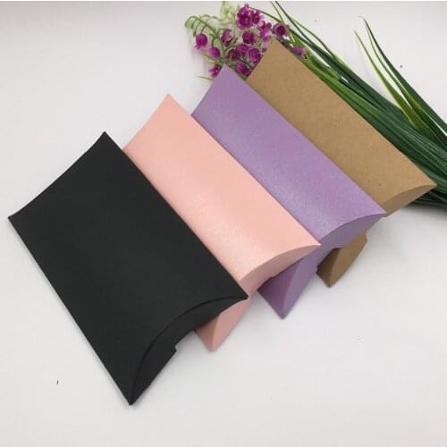 Wedding Gift Boxes 100pcs Pillow Shape Wedding Favor Gift Box Party Candy Box Festive Party Supplies box