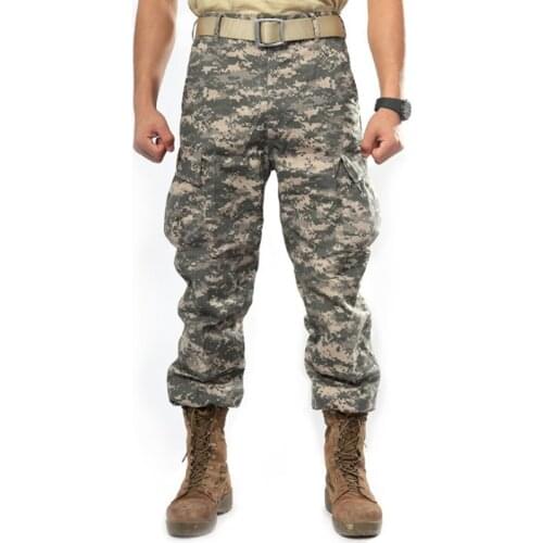 Tactical Camouflage Men Pants Military Uniform Army Outdoor Military Combat Trousers Clothes Suit Autumn and winter Mens pants