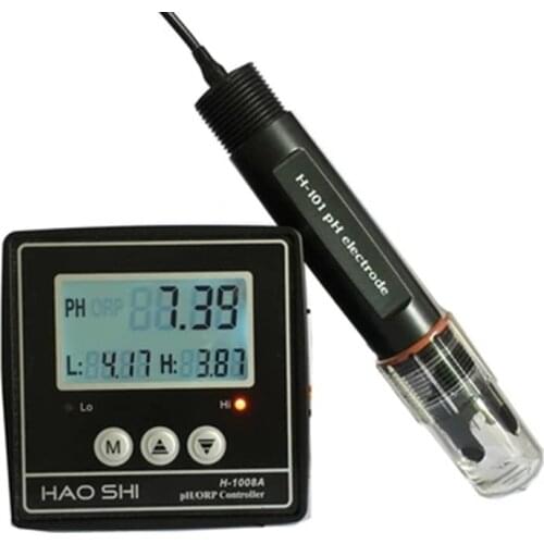 TAIWAN HAO SHI H-1008A Industrial PH Meter Online PH Meter Transmitter PH Controller With Electrobe