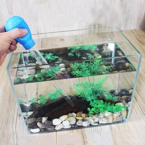 High Quality New Aquarium Cleaner Gravel Vacuum Fish Tank Siphon Pump For Changing Water Sep18