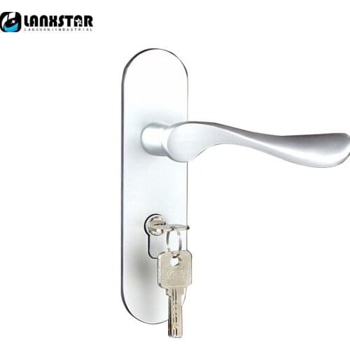 High Quality Handle Lock Indoor Strength Lockset Space Aluminum Bearing Mute Factory Direct Sales Room Door-locks