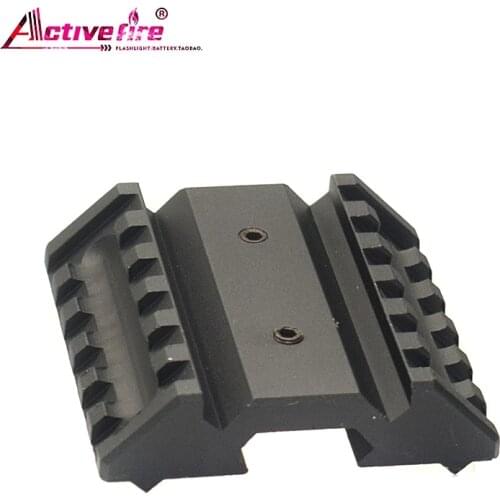21mm dual 45 degree offset extension adapter slide rail Weaver airsoft rifle Shotgun rifle scope dovetail base mount