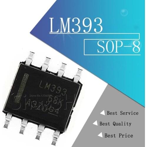 50pcs LM393 LM393DR SOP-8