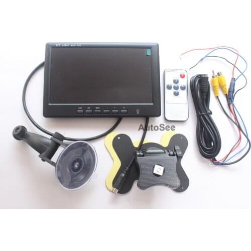 7 inch super slim IPS 1024x600 LCD screen monitor for Car around view camera system