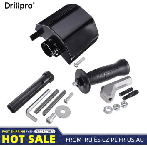Drillpro M10/M14 Parts for Angle Grinder Hand Held Linear Polisher Device Angle Grinder Adapter Protective Cove Tool Kit