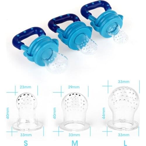 Children baby silicone pacifier baby pacifier child baby fruit feeder nipple bottle baby food supplement
