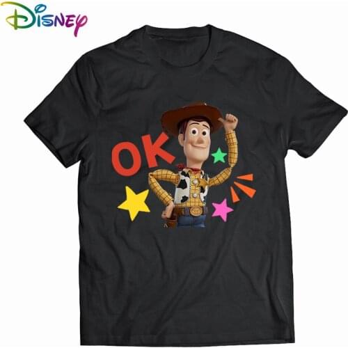 Disney Toy Story Mens Women tee shirt Summer Womens cotton t-shirt funny t shirts T-shirts with short sleeves Tops Clothing