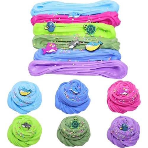 Arts Crafts School Aesthetic Education Projects DIY Modeling Clay Cotton Cloud Slime Fluffy Mud Stress Relief Toy