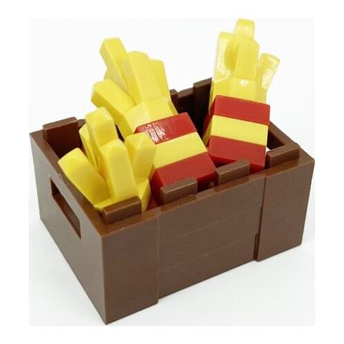 French Fires&Container Box Building Blocks Compatible Major Brand Kids Assembled Toys 30150 Early Learning MOC Handmade Design