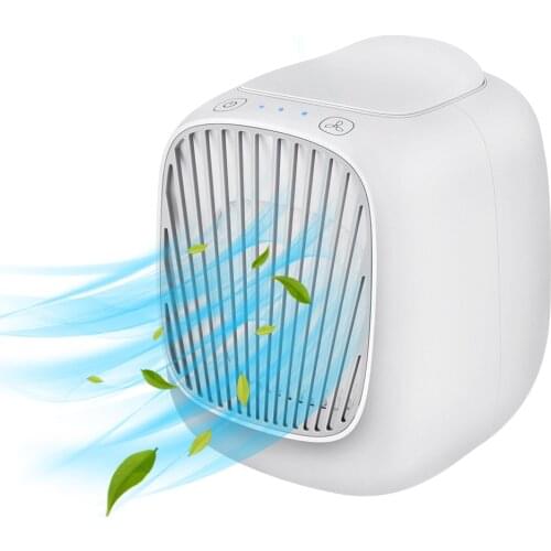 Air Cooler Cooling Fan Home Mini Air Conditioner Mobile Portable Conditioning Desk Bedroom Room Personal Ventilateur Ventilador