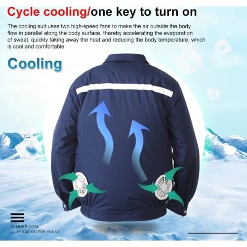 Summer Sport Fan Air Condition Cool Man Woman Travel Ultralight Brand Outdoor Vest Clothes Jacket Sun Windbreaker Fishing Worker