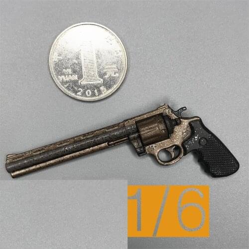 Hot Sales 1/6TH 3ATOYS Original Gun Revolver Weapon Pistol (movable wheel) For Doll Soldier Accessories