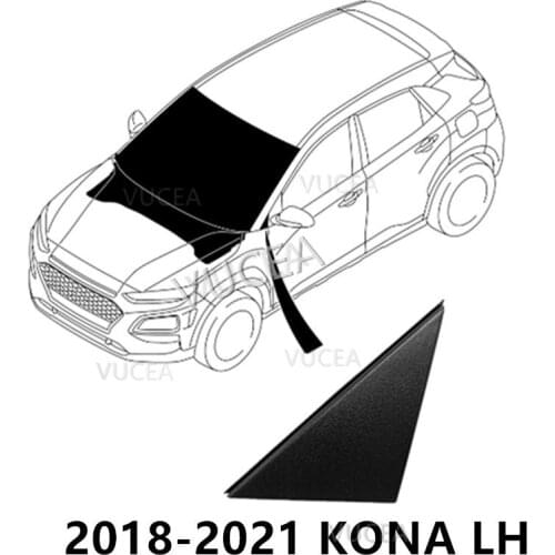 Fender Pillar Trim Molding Left (Driver) 86180J9000 86180O1000 fits For Hyundai Kona 2018 2019 2020 2021