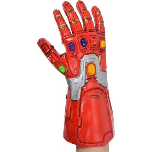 New Luxury 1:1 PVC LED Light Gauntlet Infinity Gauntlet Armor Cosplay Gloves Props