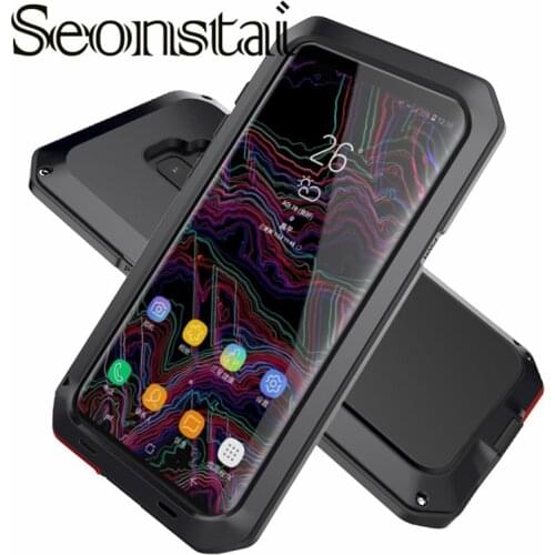 Anti Shock Tough Hybrid Heavy Metal Shockproof Armor Case For Samsung Galaxy S9 S8 Plus S7 S6 Edge Note 8 5 4 3 Aluminum Cover