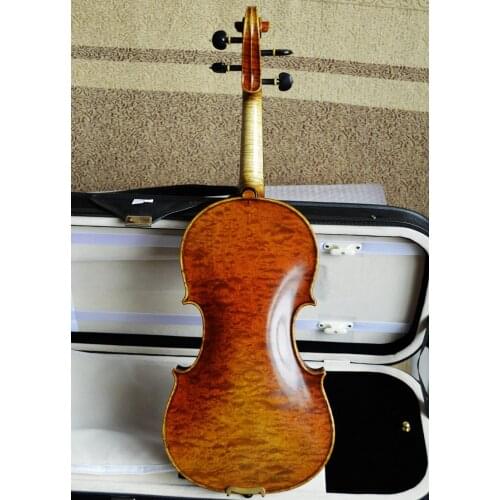 Professional level Violin Spruce 4/4 Full Size Student Performance Violin With canvas box + Brazilian bow Factory direct sales