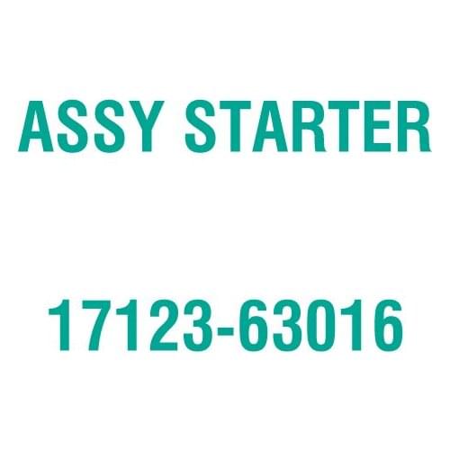 For Kubota 17123-63016 ASSY STARTER