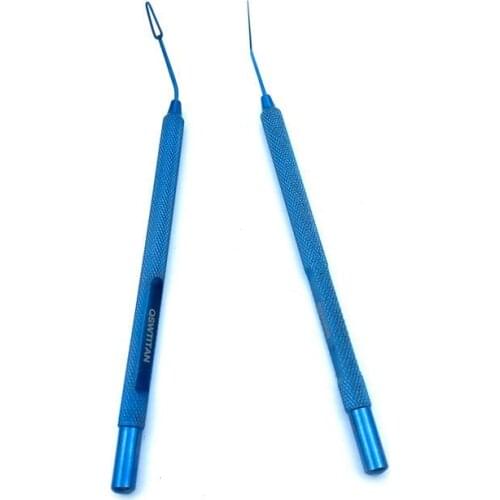 Titanium Kansas Nucleus Bisector/Trisector For manual small incision surgery ophthalmic Pet Surgical Instruments