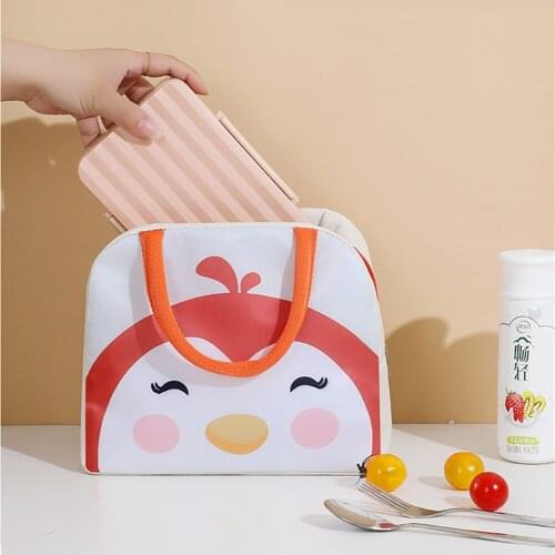 Stitch Waterproof Lunch Bag Cooler Lunch Box Bag Tote Canvas Lunch Bag Insulation Package Portable Food Storage Bags